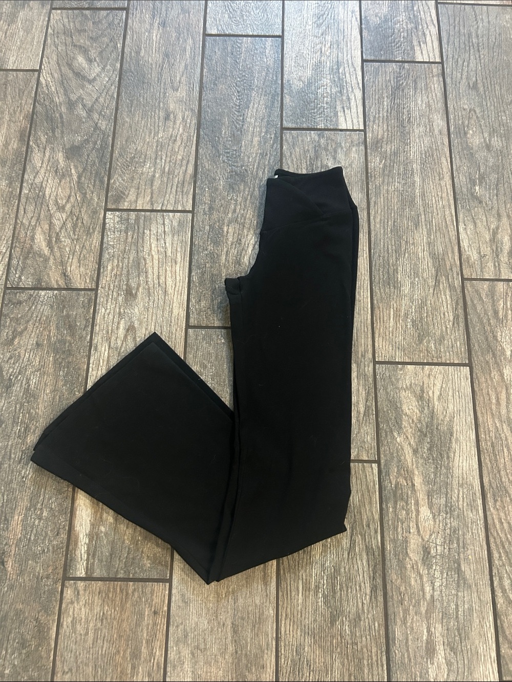 Forever 21 Black Flare Wide-Leg Jeans